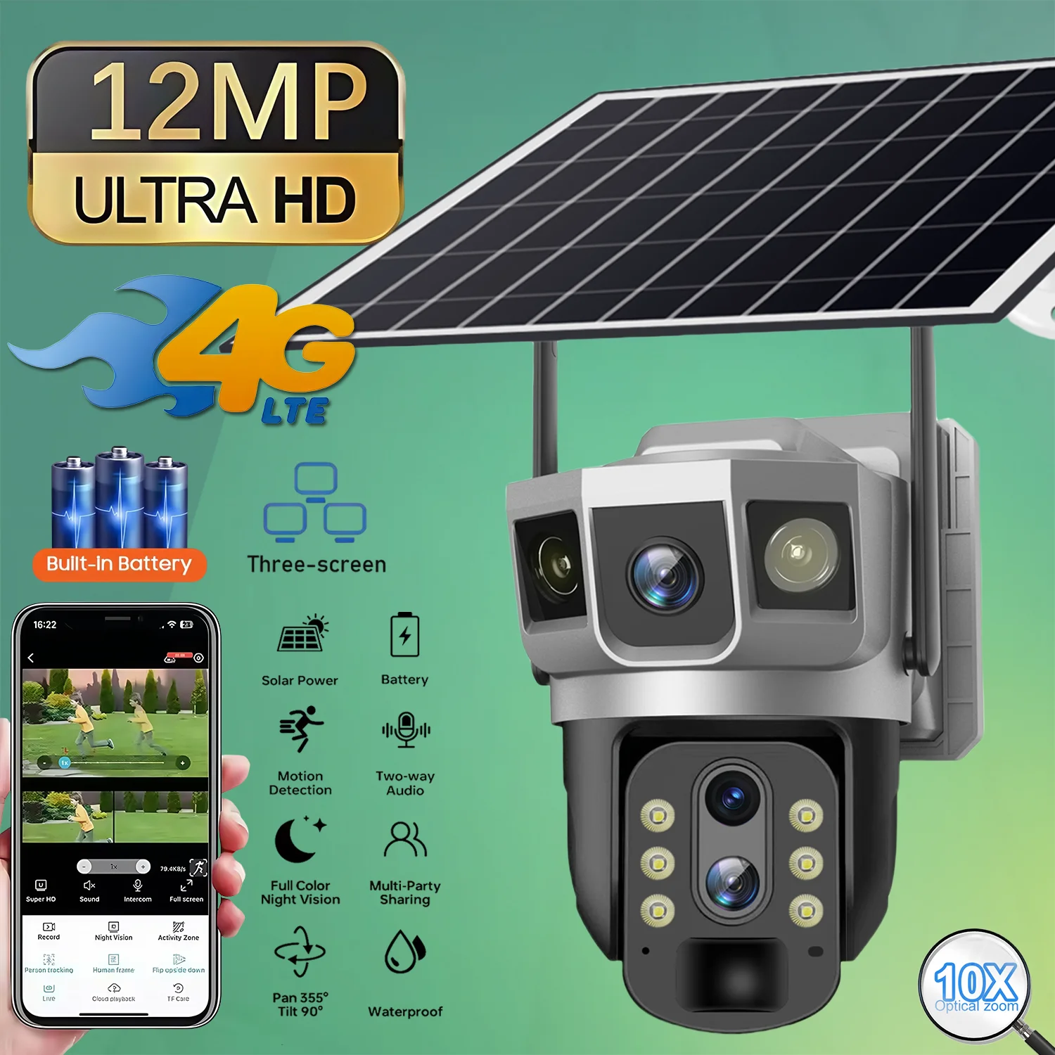 Solar 4G Ip Camera … - image