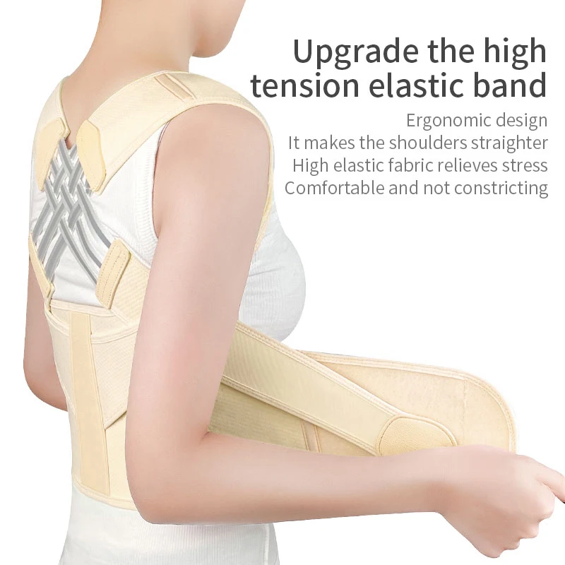 Posture Corrector Back Support Comfortable Back and Shoulder Brace for Men and Women Medical Device To Improve Bad Posture Belt