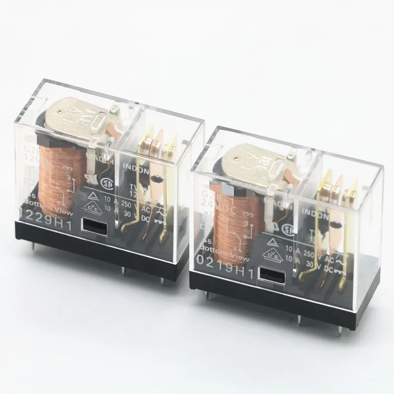 2PCS/Lot RELAY G2R-1-12VDC 10A G2R-2-24VDC 5A G2R-1-E-5VDC 16A 5V 12V 24V 110V 230V Brand New and Original Power Relay