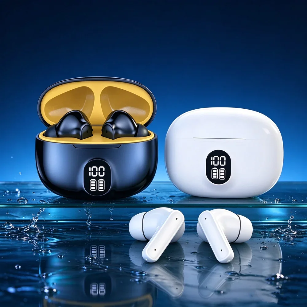 Bluetooth Headset Bluetooth Earbuds Offer Vivid Audio Details Secure Ear Shape Stable Signal for Media Playback