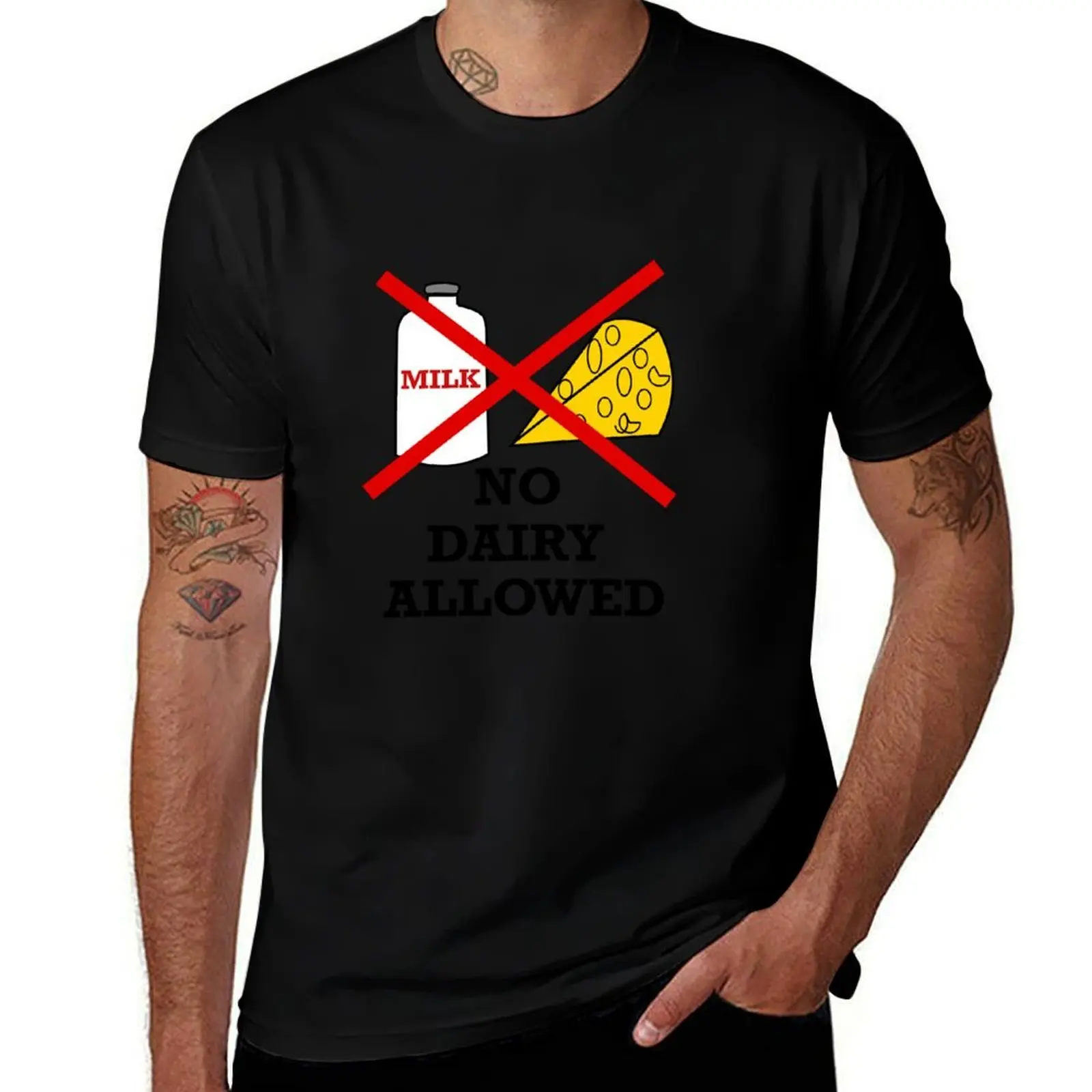No dairy,dairy allergy,no dairy allowed T-Shirt Lightweight Running T-Shirt