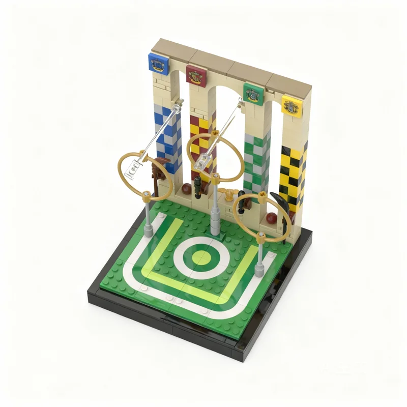 315 stuks MOC Q Pitch Harry Model Bouwstenen Architectuur Assembleren DIY Creatief Kerstcadeau Idee Educatief Speelgoed Steentjes Kinderen