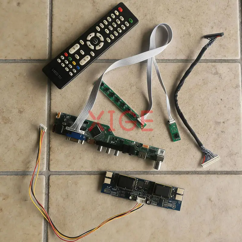 

For LM190E03 LM190E05 LM190E02 LM190E08 Screen Drive Controller Board Kit 1280*1024 4-CCFL 1280x1024 30 Pin LVDS USB+AV+VGA+HDMI