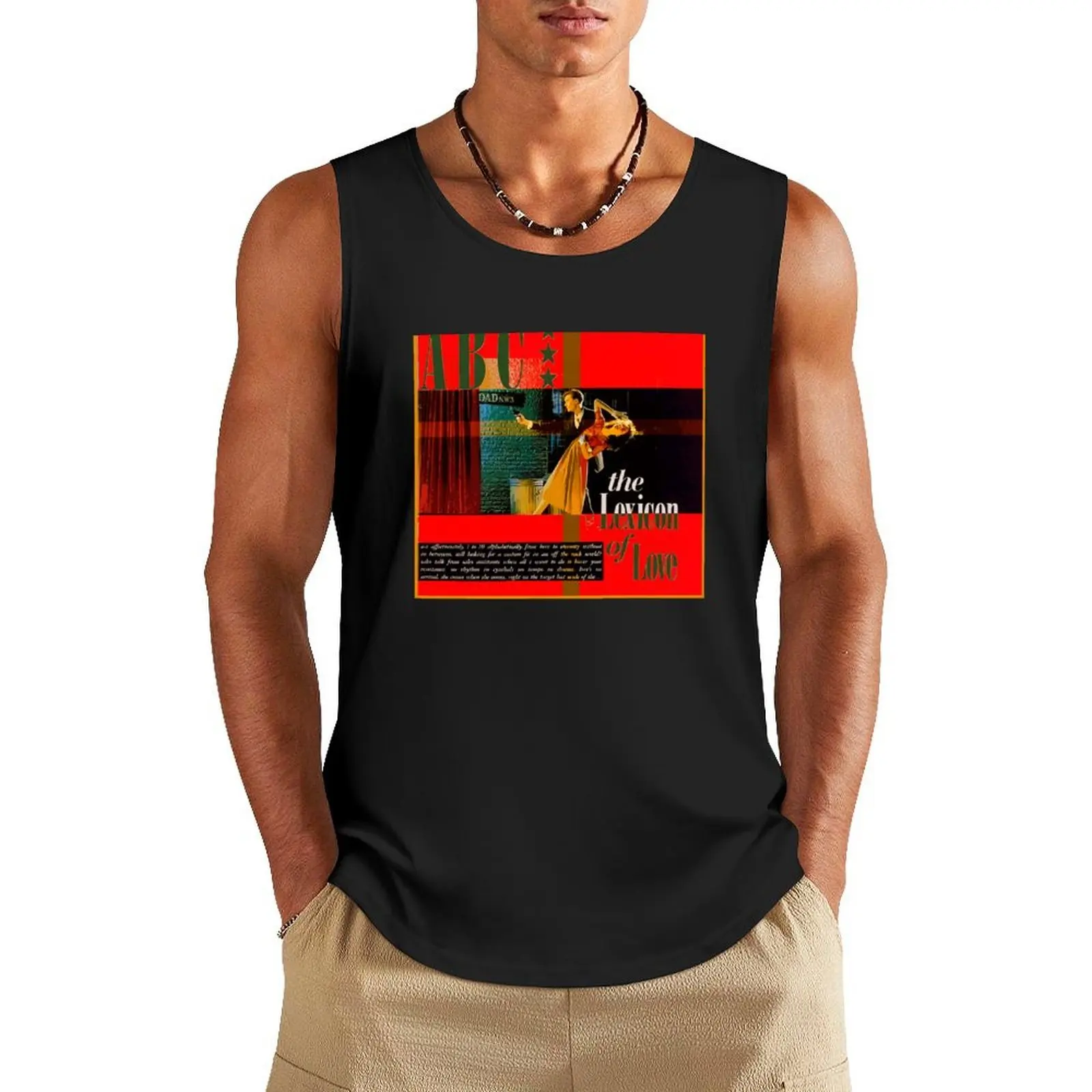 

Lexicon De Amore Tank Top t-shirt Men's Gym wear sleeveless tshirts for men