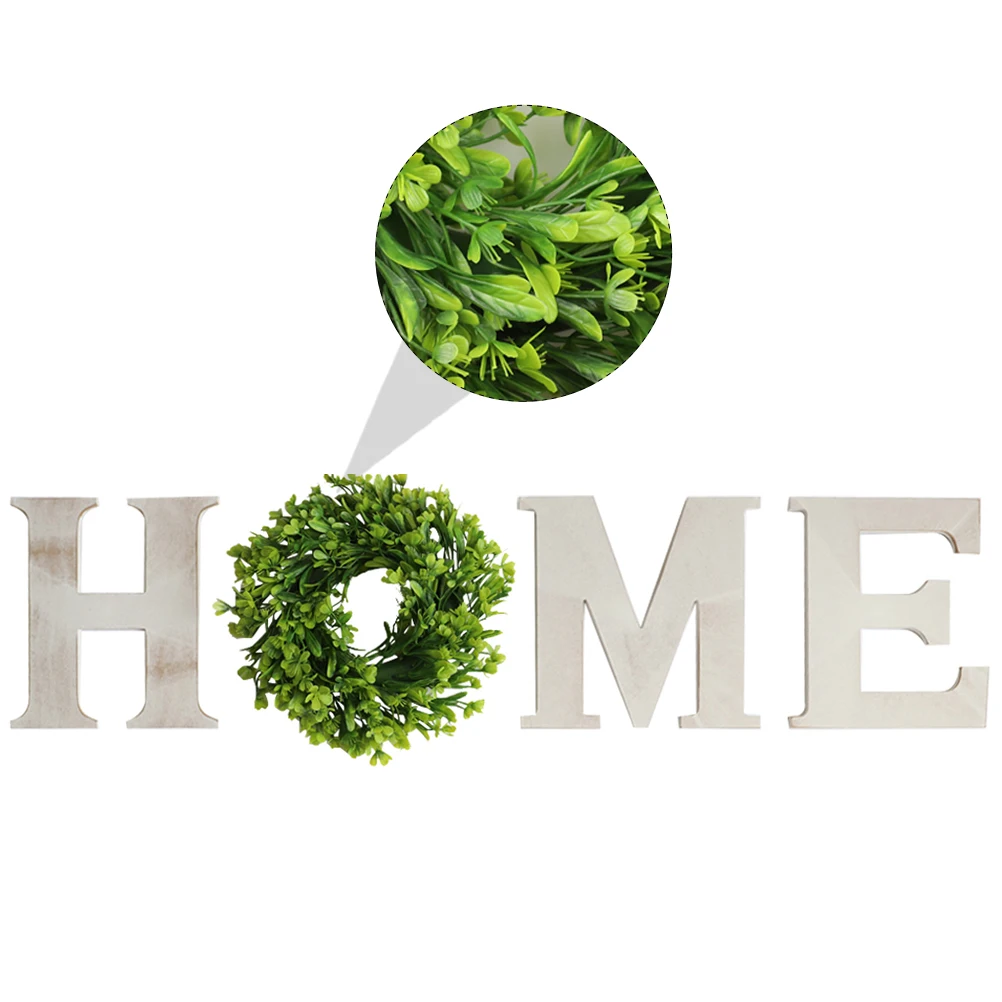 

1set 1Set Home Letters Diy Wooden Hanging Decor Wall Adornment Indoor Hanging Decoration Party Holiday Decor Crafts Gift Idea