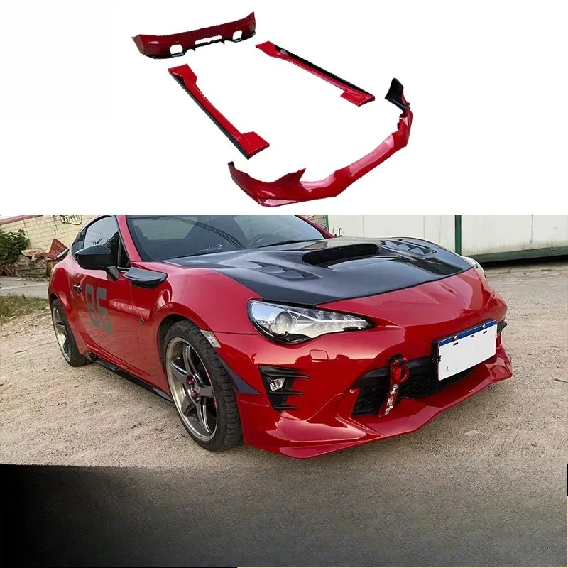 Apply to 17-19 Toyota GT86 Modified TRD Surrounded ABS Surrounded Front Lip Rear Lip Side Skirt Auto Parts
