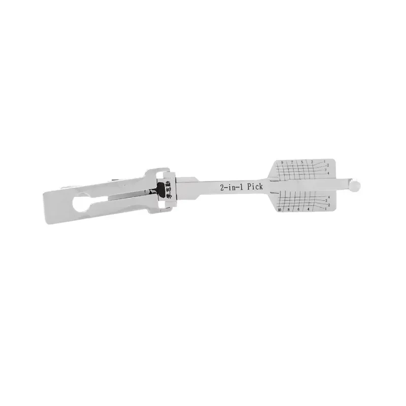 

New Lishi 2 in 1 Locksmith Tools Set MAZ26R Car Lock Opening Tools Double-side Flat Milling Opener Decoder Steel