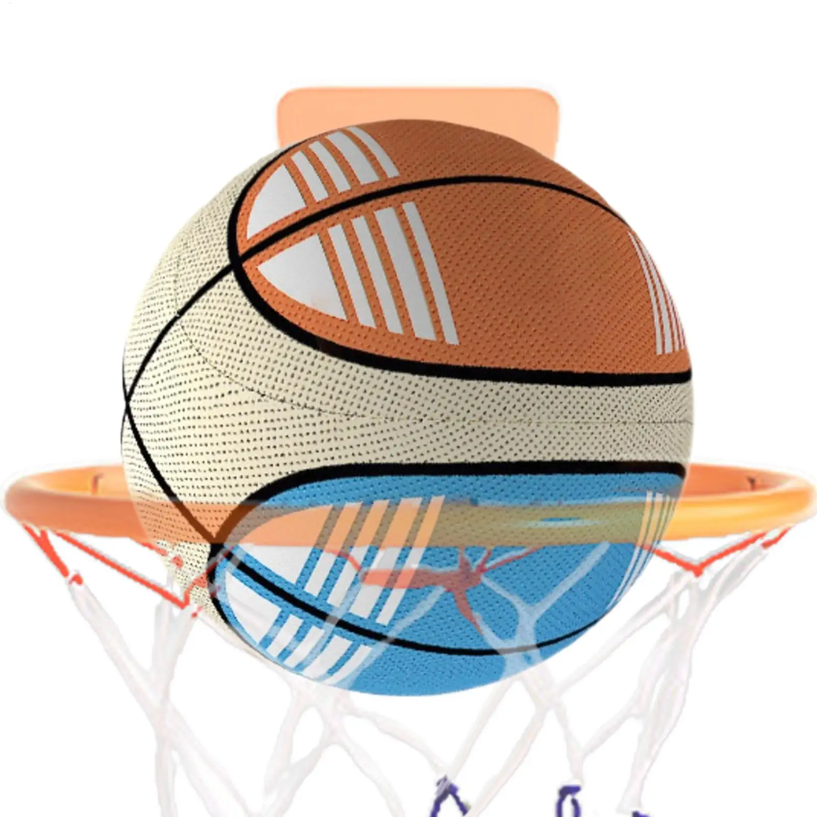 조용한 농구 거품 농구 충격 흡수 스폰지 공 거품 장난감 청소년 성인 팀 학교 SilentBasketball ​