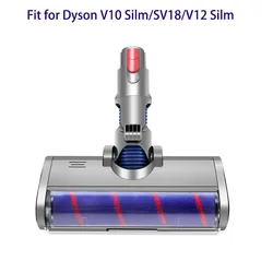 Szczotka do czyszczenia głowica do modeli Dyson V10 Silm/SV18/V12 Silm bezprzewodowy odkurzacz z drążkiem do podłogi z twardego drewna