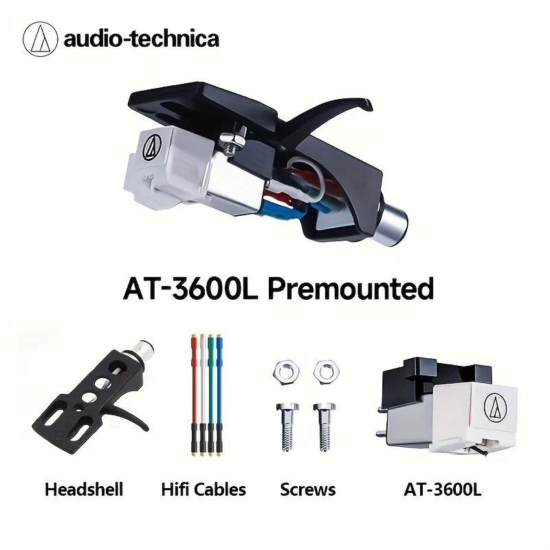 

Audio-Technica ANT3600L Картридж с предварительной нагрузкой, аксессуар для проигрывателя виниловых пластинок, игла для чтения виниловых пластинок LP, музыка HIFI