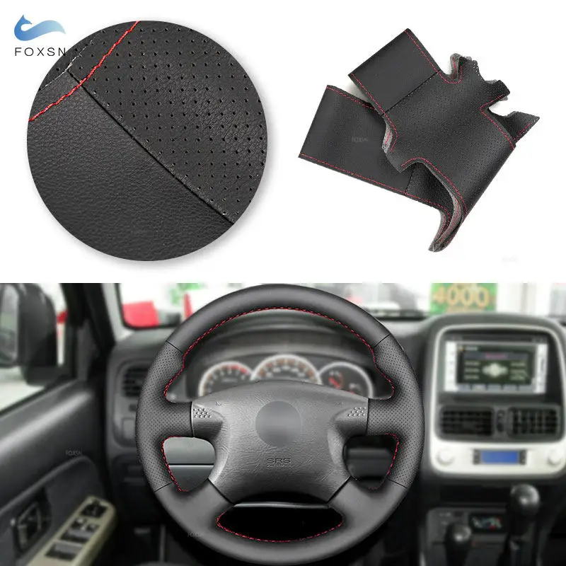 Car Accessories Interior Steering Wheel Leather Cover For Nissan Almera N16 X-Trail T30 Primera P12 Terrano 2 Pathfinder Paladin