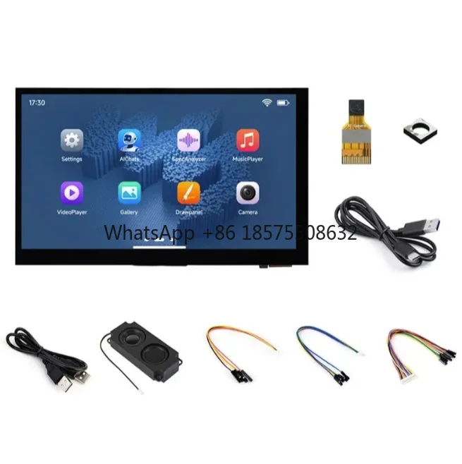 AED6-ESP32-P4 WIFI6 7Inch Touch Display Screen Board+OV5647 CAM 1024X600 Pixel ESP32-C6 BLE5.0 32MB PSRAM For Deepseek AI