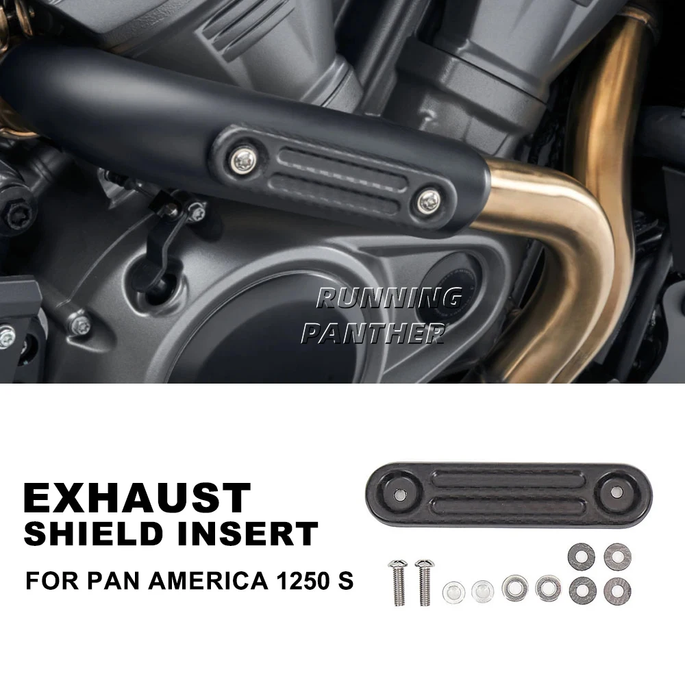 

New Motorcycle Screamin' Eagle Exhaust Shield Insert Exhaust Pipe Cover For PAN AMERICA 1250 S PA1250 S PanAmerica 1250 S 2021