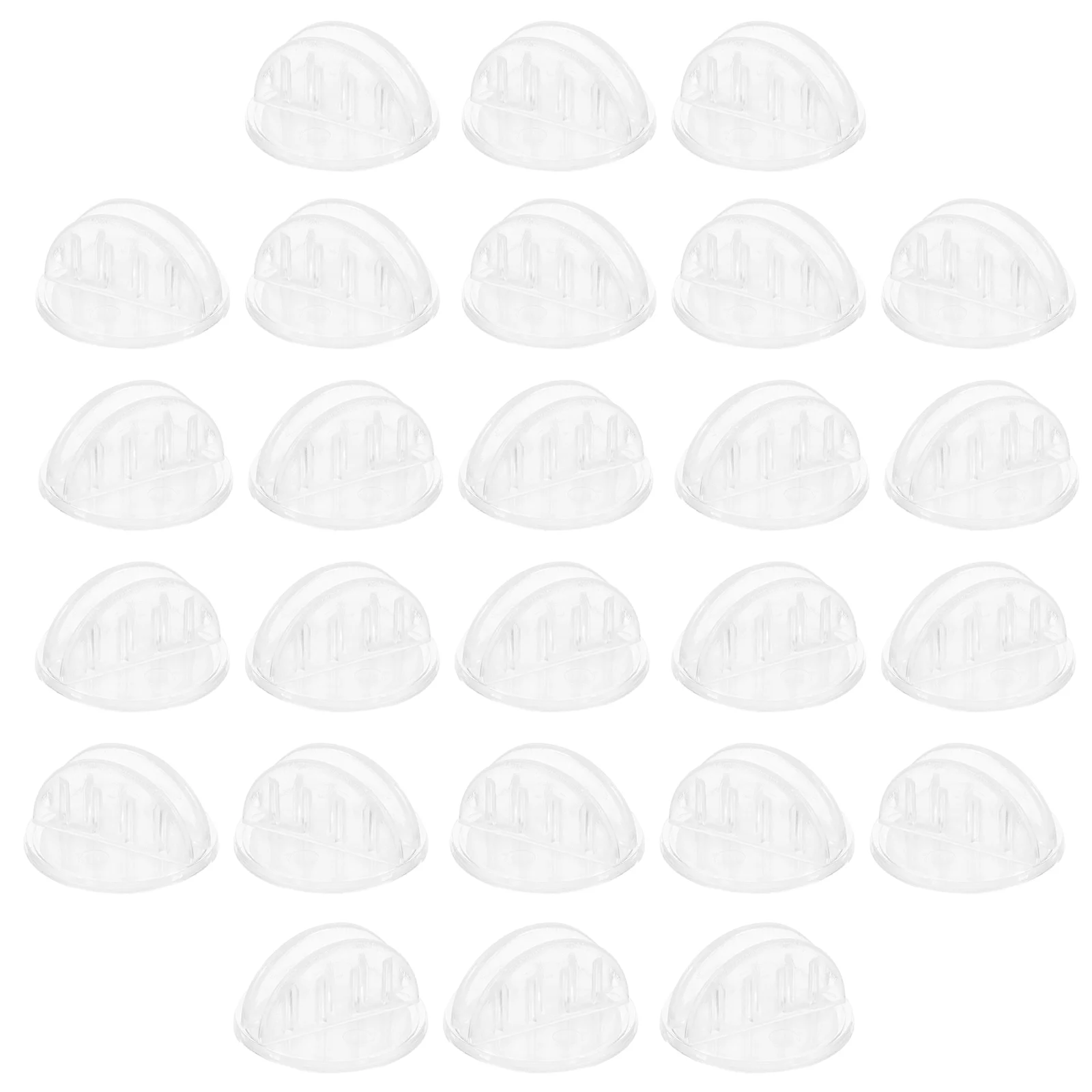 

100pcs Price Tag Clips Retail Shop Display Advertising Sign Holders Table Stands Plastic Card Lightweight Seven Teeth