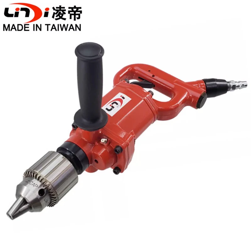 Lingdi FRD-16Z-1C powerful straight handle air drill 16MM high-power air drill 800 rotary drill Pneumatic tool