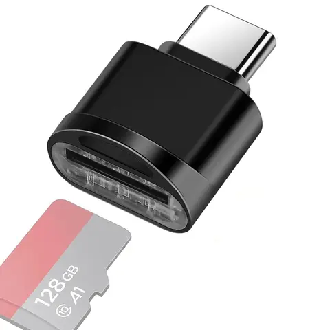 TF Card Reader, USB C to SD Card Reader,USB C Card Reader,Type C TF Memory Card Reader for IPhone 15 MacBook Laptops and Mor