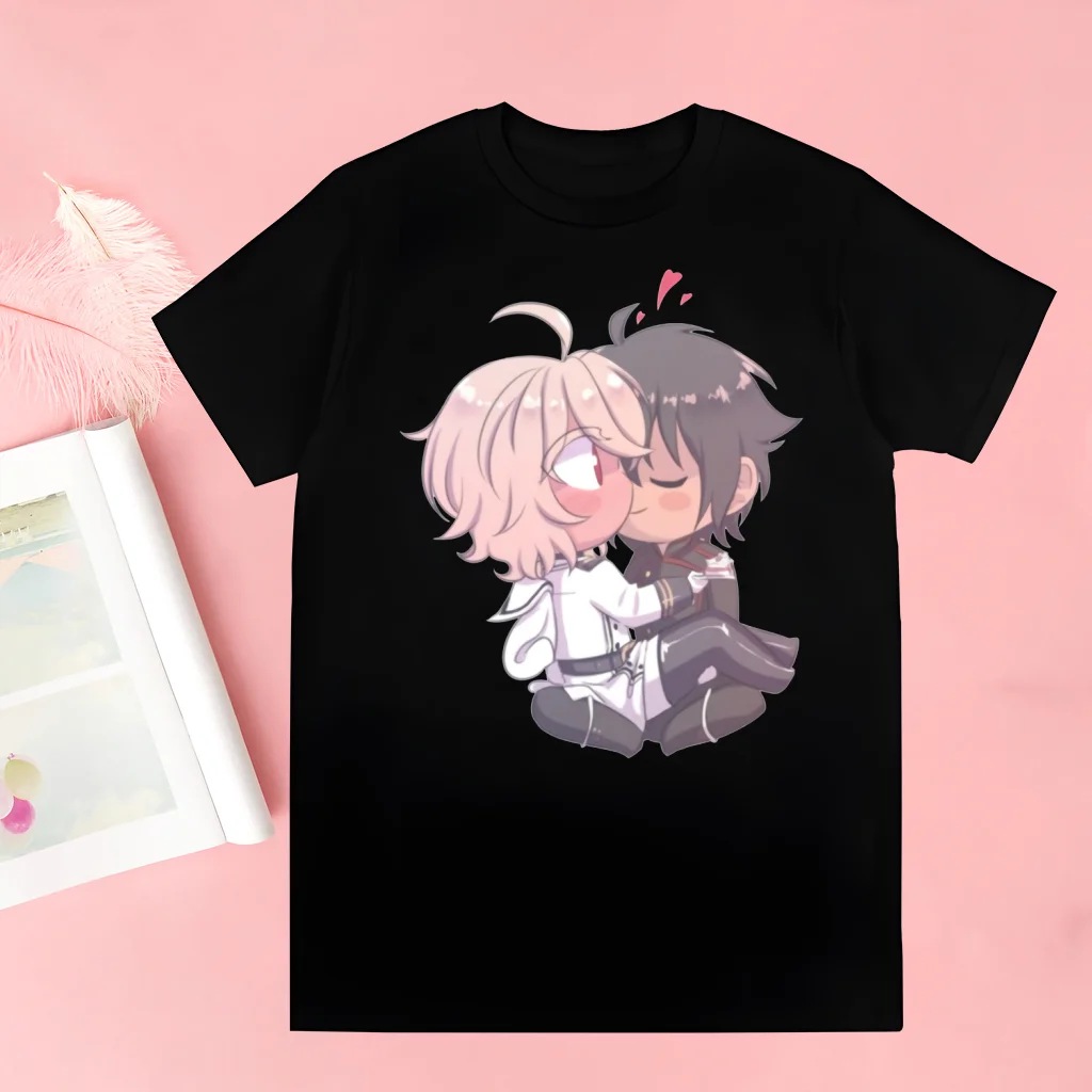 Seraph of The End T shirts Fashion Men And Women Tops T-shirt Short Sleeve Unisex Tshirt