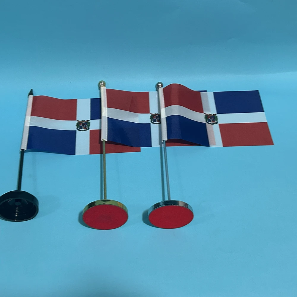 SKY FLAG Office Desk Flag of Dominican Flag 14x21cm Dominican Republic National Flag Country Banner Desk Ornaments Flags