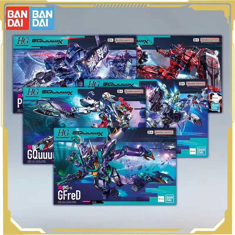 

Bandai Original GUNDAM HG GQuuuuuuX G Niyaan Military Police Zagu Assembly Model Action Figure Toys for Boys Girls Kids Gift