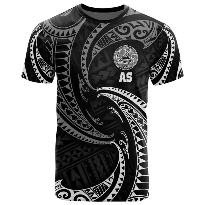 3D Pohnpei Polynesian Culture Tribal Island Retro Tattoo Printing T Shirt Children Fashion Cool Tee Shirts Harajuku Clothing Tee