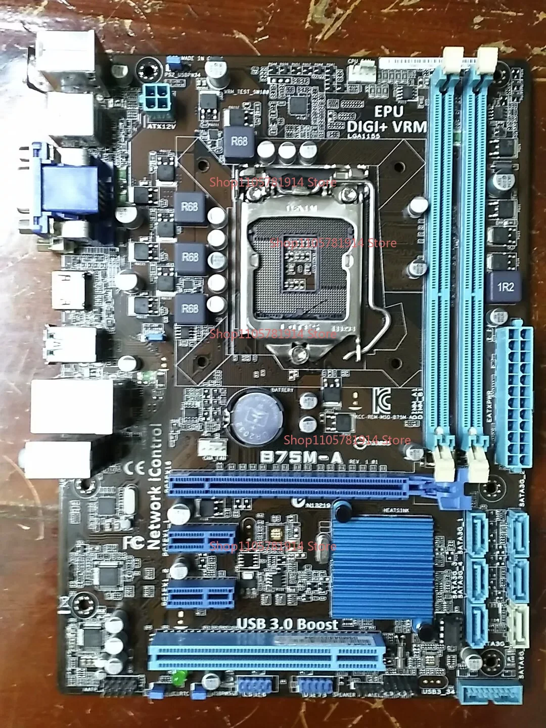 For ASUS B75M A LGA1155 DDR3 Desktop Computer Main Board
