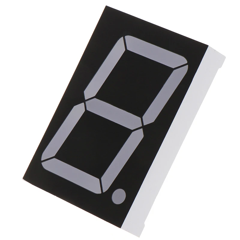 Cathode commune à affichage LED rouge, 1 chiffre, 7 segments, 1.8 pouces, nouveau, 1 pièce