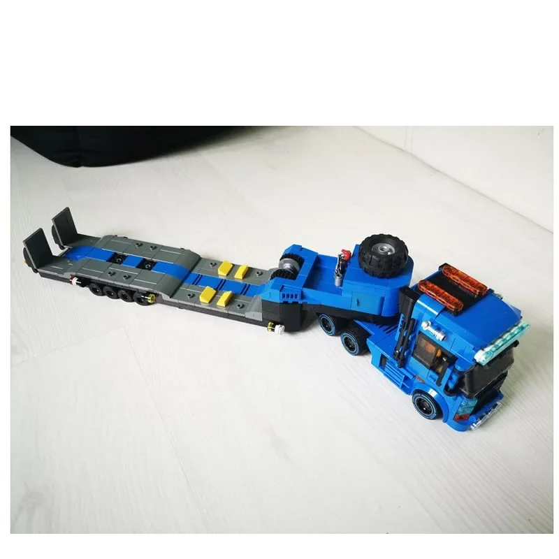 

MOC-188483 Классический бортовой грузовик Грузовой грузовик Модель строительного блока 670 деталей Детский строительный блок на день рождения для мальчиков Игрушка в подарок