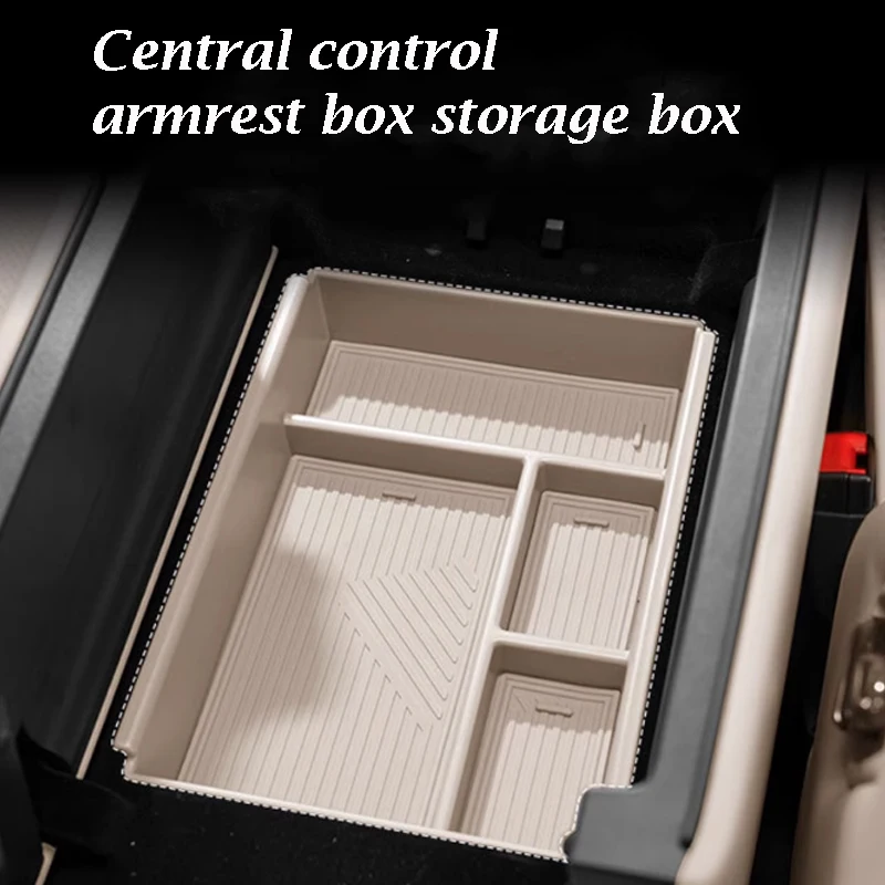 

For Voyah Dream 2025 Central Control Armrest Box Storage Box Original Car Color Interior Modification Supplies