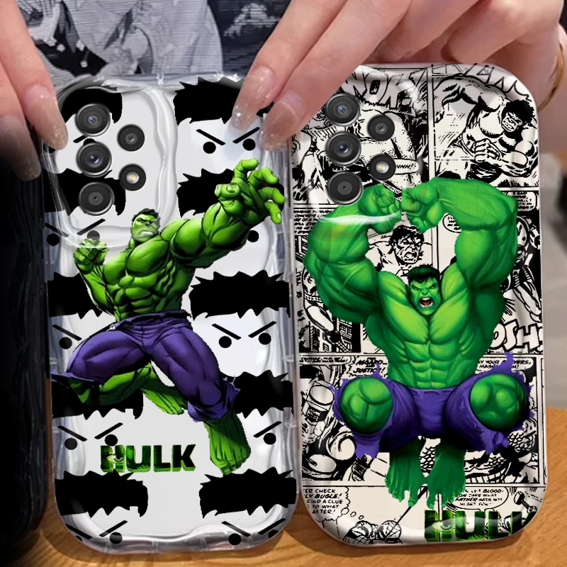 

Hulk Art Marvel Cartoon Cool For Samsung A55 A54 A53 A52 A35 A34 A33 A32 A25 A24 A23 A22 A21S A15 A13 A14 5G Wave Oil Back