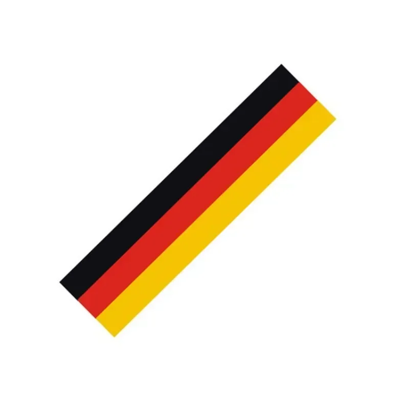 Car Sticker Steering Wheel Decoration with German Flag Car Film Steering Wheel with Personalized Three-Color Label Accessories - view 6