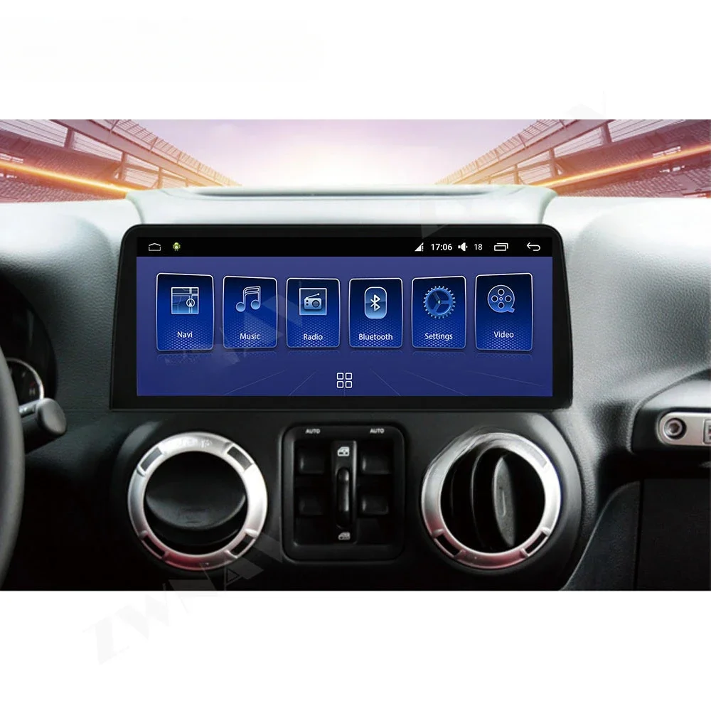 Applicable to Jeep Wrangler 11-17 Panoramic Android 12 Modification Console Large Screen All-in-One Navigation Machine Display