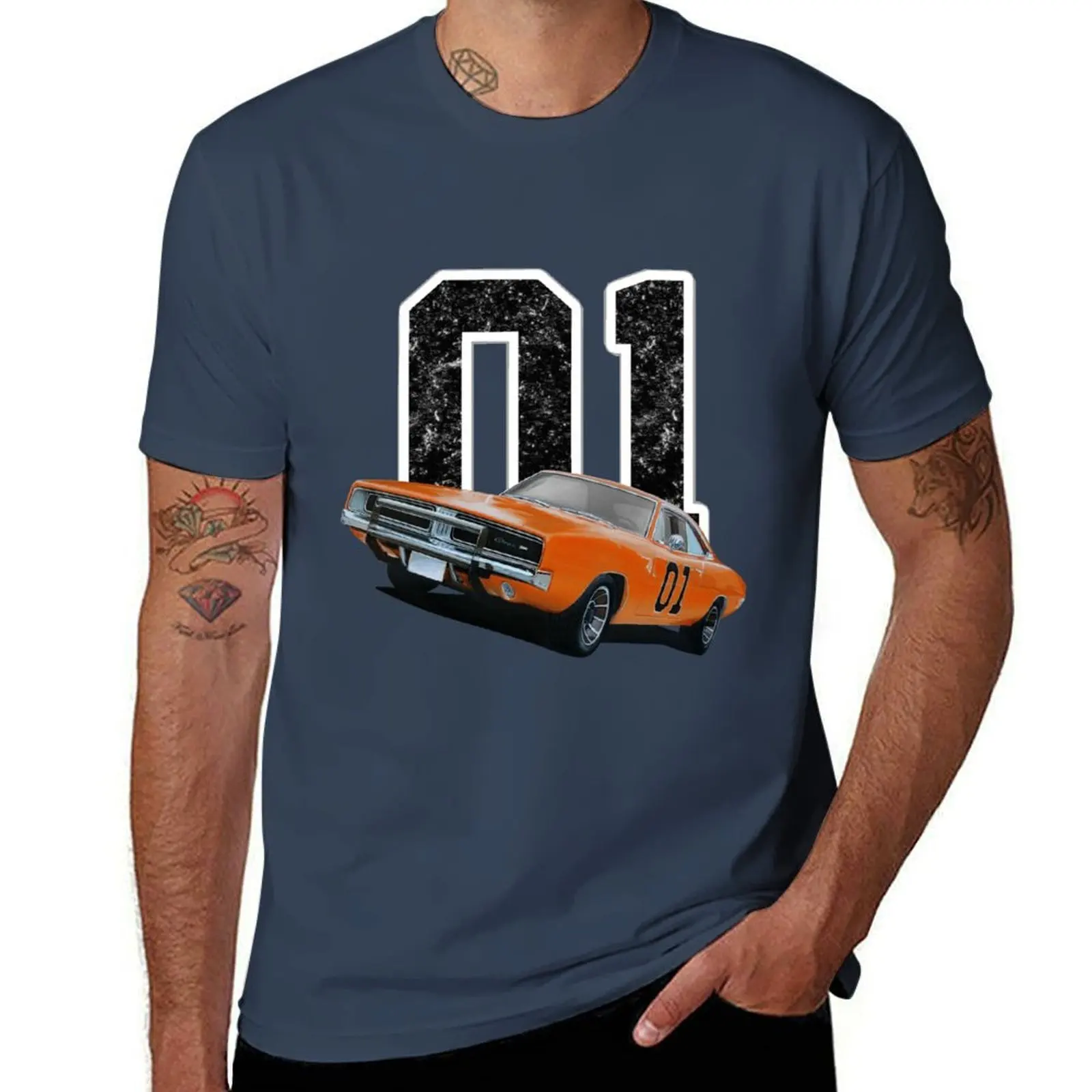 

General Lee T-Shirt Casual Daily Wear Short Sleeve Top