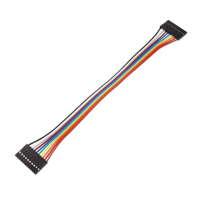 5Pcs 2.54mm Dupont Jumper Wire 20cm 4-10Pin Female To Female Cable for Arduino PCB Prototyping Circuit Connection