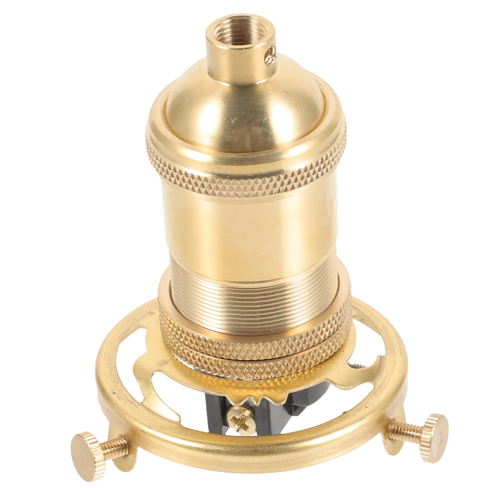

Light Bulb Socket Reverse Mouth Lampshade Holder Aluminum with Switch E27 Tripod Bracket E26diy Chandelier