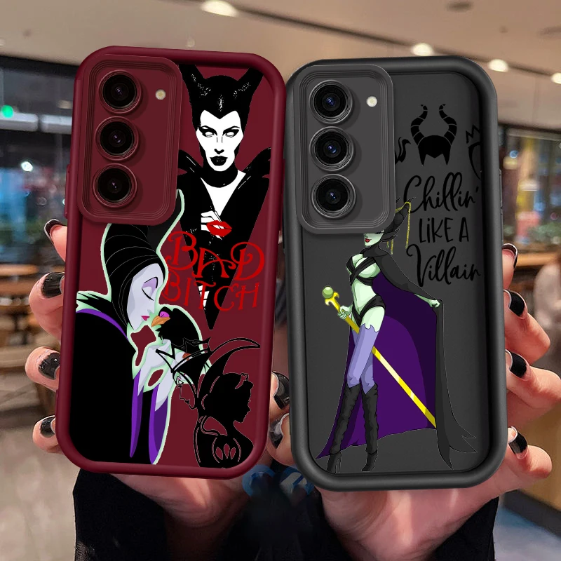 Disney Villain Queen Dark For Samsung Note 20 S24 S23 S22 S21 S20 Ultra Plus FE A25 A23 A22 A15 A31 5G Eye Ladder Back