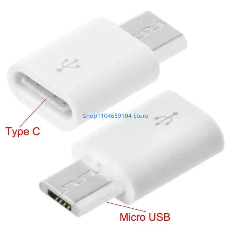 Mini USB C Female to USB Male Adapter,Type C to Micro USB Cable Adapter