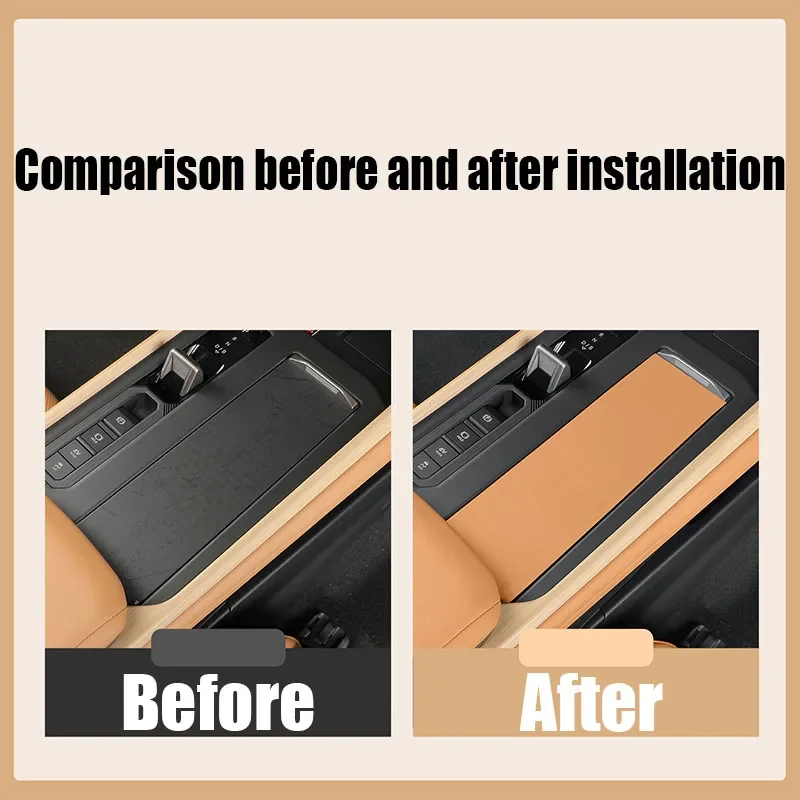 For Lexus ES 350h 350e 500e 2026 2027 Center Console push-pull Cup Holder Panel Decorative Sticker Interior Trim Accessories