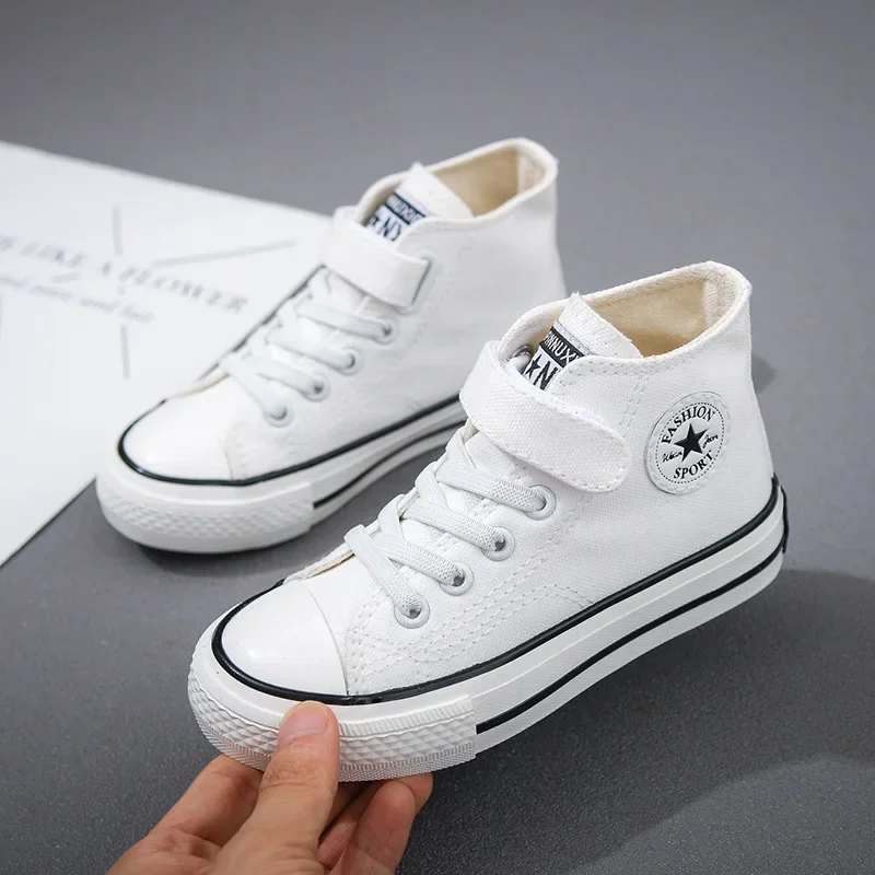

Fashion canvas shoes,new children's shoes, flat shoes, children's soft soles, non-slip breathable sneakers, student casual shoes