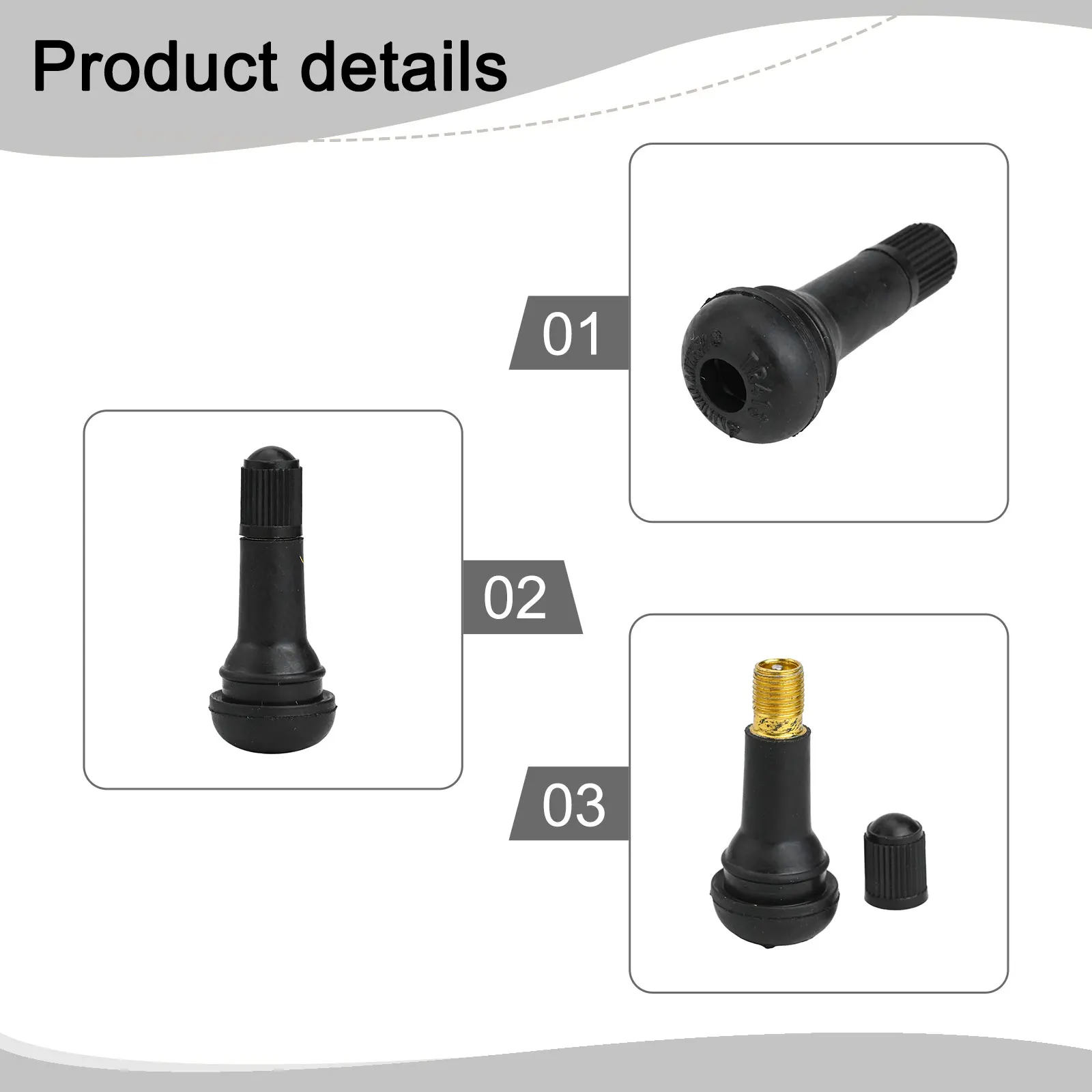 

Daily Use Easy Replacement Black Tyre Valve Leak-Proof Design Long-Lasting Usage Suitable For Multiple Vehicles