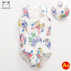 Baby Girl Swimsuit Girl Fashionable Cute Princess 3-Year-Old Swimsuit Summer Baby One-Piece Quick-Drying Swimsuit
