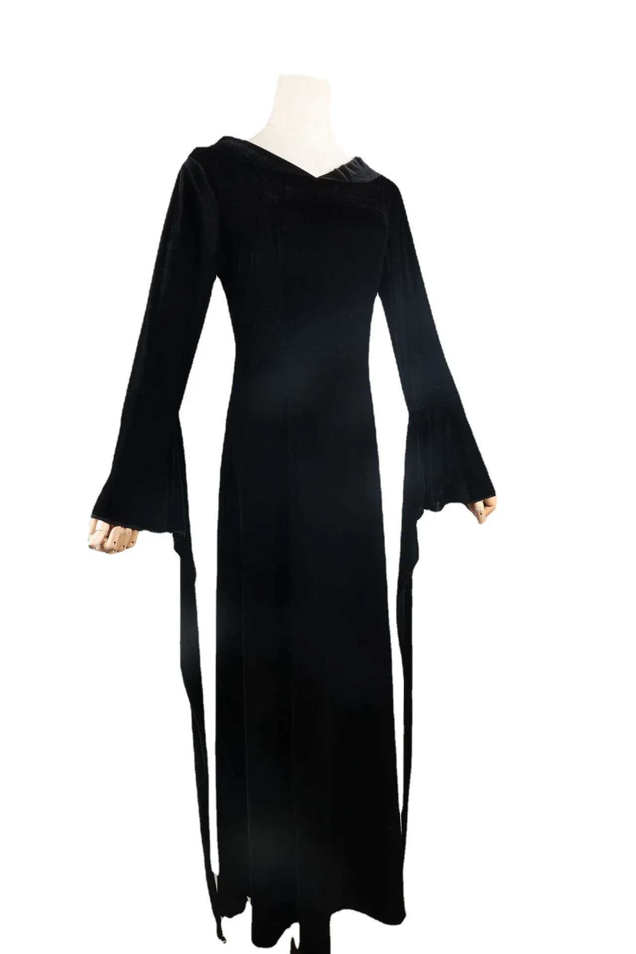 Wednesday Morticia Addams Cosplay Anime Costume For Women Girls Dress Outfits Halloween Carnival Party Disguise Roleplay Clothes