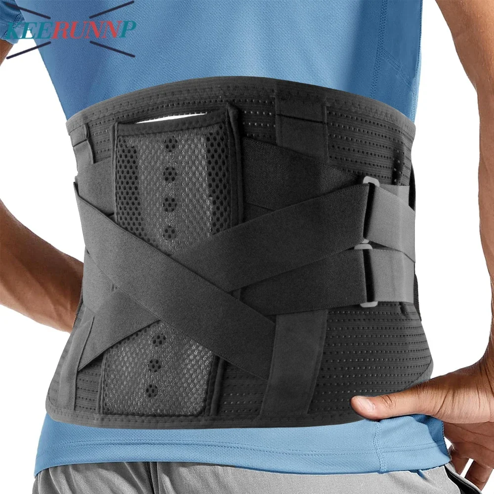 

1PCS Back Brace for Lower Back Pain Relief,Lumbar Support Belt for Men Women,Breathable Waist Belt for Herniated Disc,Sciatica