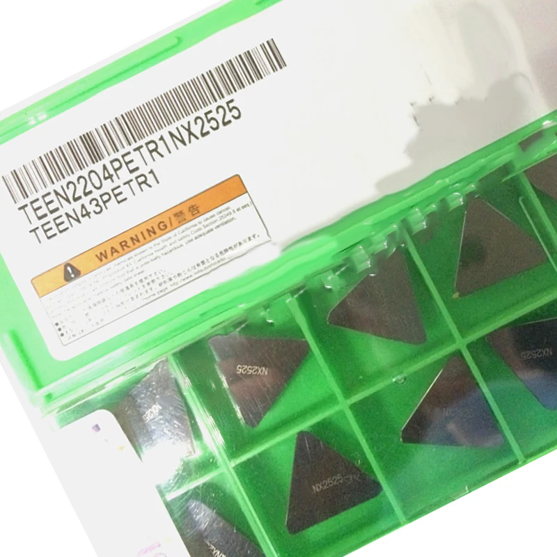 100% Original TEEN1603PEER1 HTi10 TEEN2204PETR1 NX2525 Milling Carbide Inserts TEEN 1603 2204 Lathe Cutter TEEN2204 TEEN1603