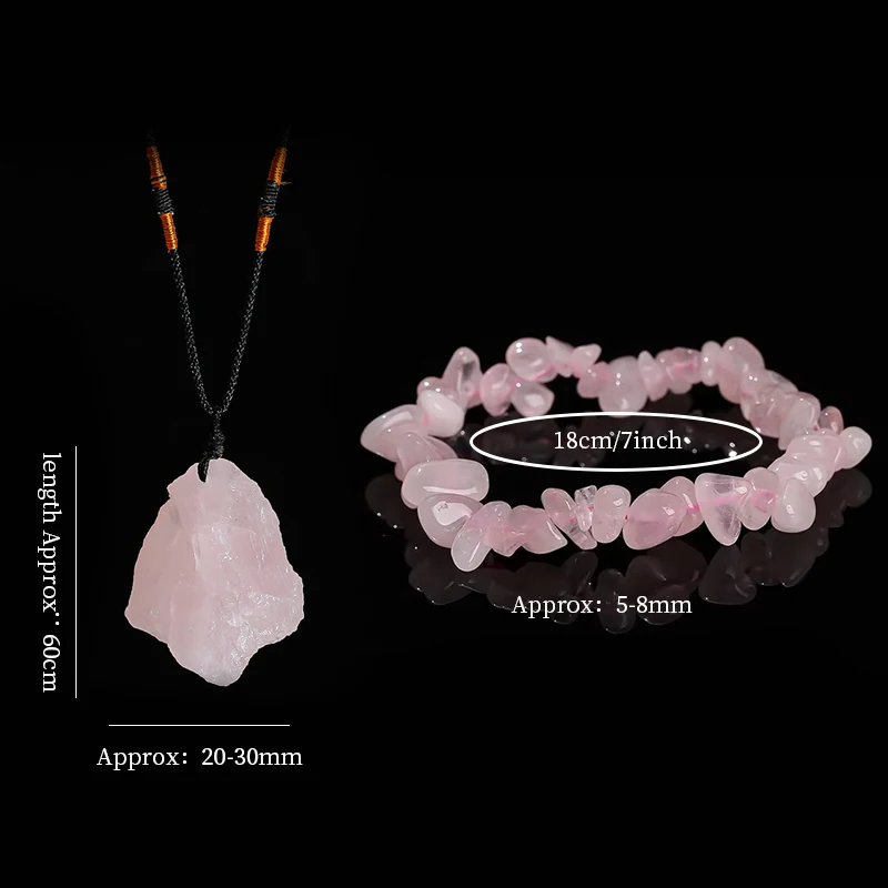 Ensemble de 2 bracelets et collier en pierres d'améthyste naturelle, pour hommes et femmes, yoga, méditation, Reiki, bijoux de guérison, cadeau pour couple