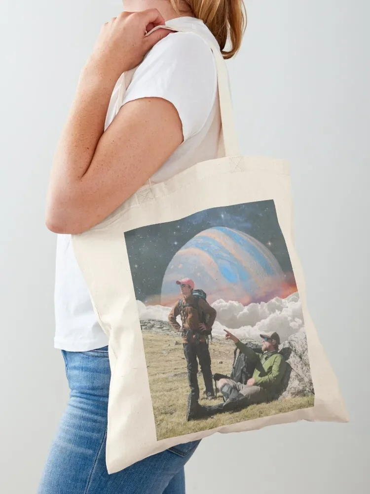 

Hiking in the sky Tote Bag custom canvas bag Women's shopper bag Canvas shoulder ecological bags