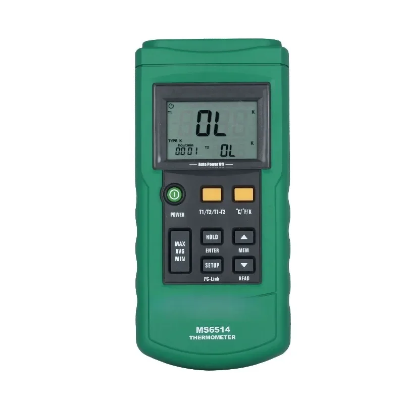 

MS6514 Dual Digital Thermometer with USB Interface, Data Storage