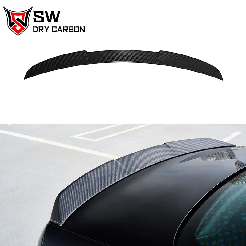 

Dry Carbon Fiber 3D Style Trunk Spoiler for BMW G80 M3 G82 G83 M4 Rear Trunk Lip Splitter Diffuser Aerodynamic Body Kit