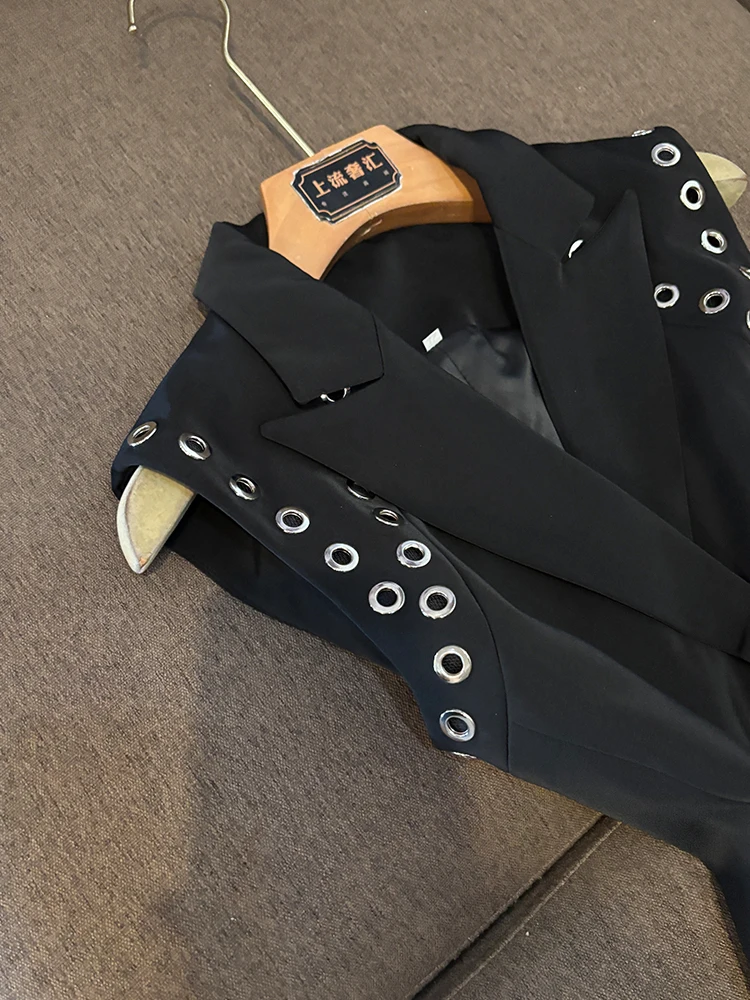 New Winter Faion High-Pured Color Punching Svel Slimming Commute Suit Dr Women's D2080 Ele Ci Commute