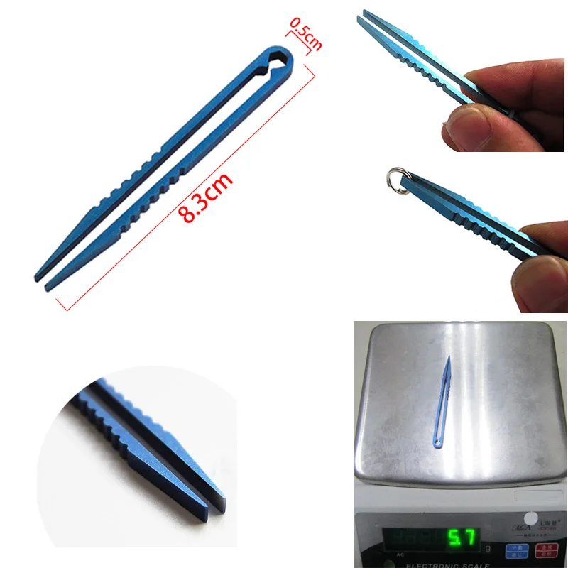 Titanium Precision Industrial Tweezers Anti-static Magnetic Stainless Steel Tweezers For Electronics Soldering Maintenance Hand