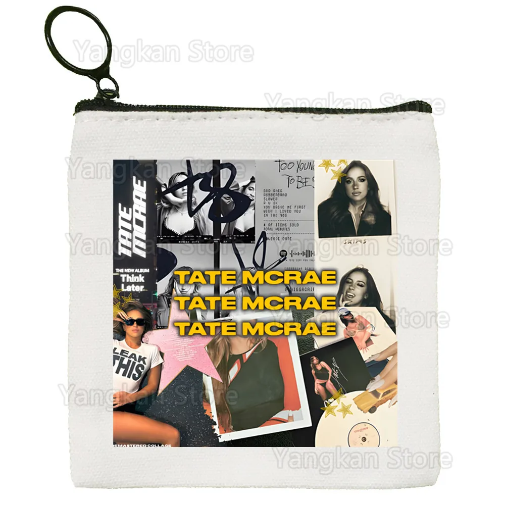 محافظ Tate McRae Miss Possessive بجيب للعملات المعدنية، محفظة كلاسيكية للرجال، محفظة للأولاد والبنات مع حاملي البطاقات